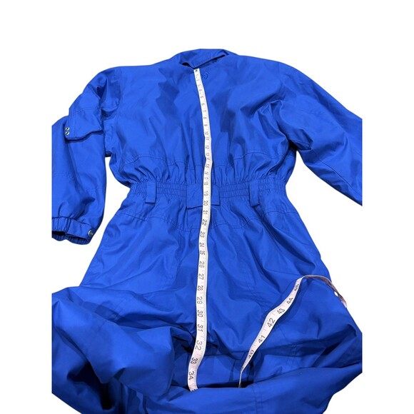 VTG Bogner Womens Ski Suit Insulated One-piece Pc Size 8 Long Blue Thermal Snow - Picture 7 of 14
